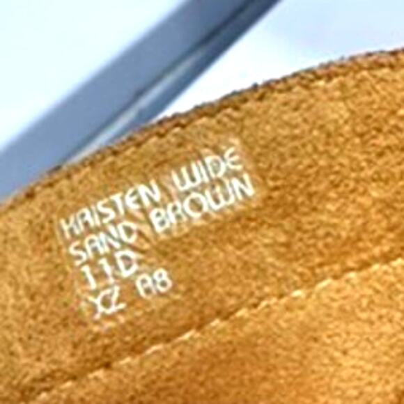 "EARTH" Kristen, Wide Laced Sandal, Chunky Heel,Size 11, Country,Prairie, - Picture 8 of 11